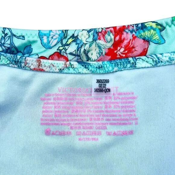 VICTORIA'S SECRET SWIM Women's One-Piece Swimsuit M‎ Multicolor Floral Butterfly